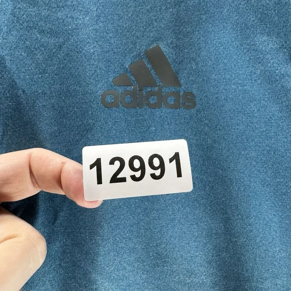 Adidas Shirt Mens Small Blue Climalite Tech Tee New With Tags Short Sleeve Adult